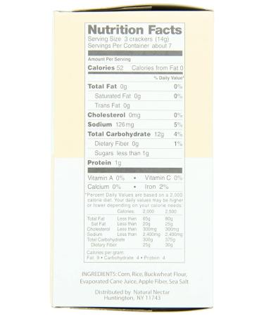 Natural Nectar Gluten Free Cracklebred - Ancient Grains (12 Pack) | Healthy Snack - Buy Online on GoSupps.com