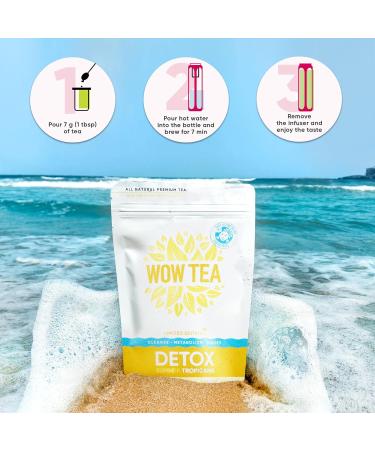 ATOP LLC WOW TEA Beach Beauty Set Summer Tropicana Detox Tea and Summer Tropicana Collagen - Buy Online on GoSupps.com