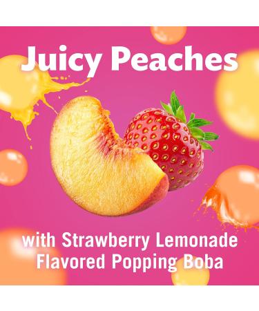 DEL MONTE BUBBLE FRUIT CUP Snacks Peach Strawberry Lemonade (Pack of 6 24 Count Total) - Buy Online on GoSupps.com