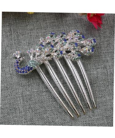 Ipetboom Womens Barrettes for Hair Bridal Hair Accessories Hair Barrette Pearl Hair Comb for Bridal Rhinestone Hair Clip Hairpins Hairpin Comb Hair Pin Comb Earth Tones Miss Five-tooth Comb - Buy Online on GoSupps.com