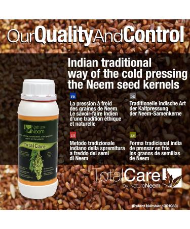 TotalCare Neem Oil for Plants - 100% Natural & Organic Cold Pressed 1 Liter - Water Soluble Solution for Effective Plant Care - Buy Online on GoSupps.com
