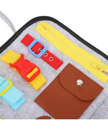 Seniors Activity Sensor Board for Dementia | Portable Skills Training Tool with Zipper | Enhance Cognitive Engagement - Buy Online on GoSupps.com