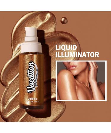 Powdered Gold Body Highlighter Luminizer | Face & Body Radiance Glow | Smooth Cream Finish | Cruelty-Free | Lightweight & Blendable - Buy Online on GoSupps.com