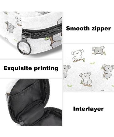 Cartoon Koala Pattern Sanitary Napkin Storage Bag - Menstrual Cup Pouch for Women & Girls - Color 13 - Buy Online on GoSupps.com