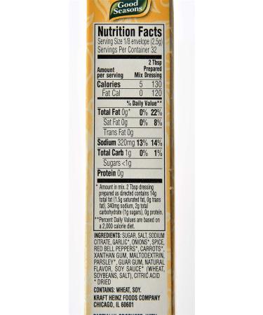 Good Seasons Italian Salad Dressing & Recipe Mix - 4 Sachets (79.3g) - Buy Online on GoSupps.com