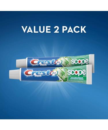 Crest Plus Scope Complete Whitening Toothpaste Minty Fresh 5.4 Ounce - Buy Online on GoSupps.com