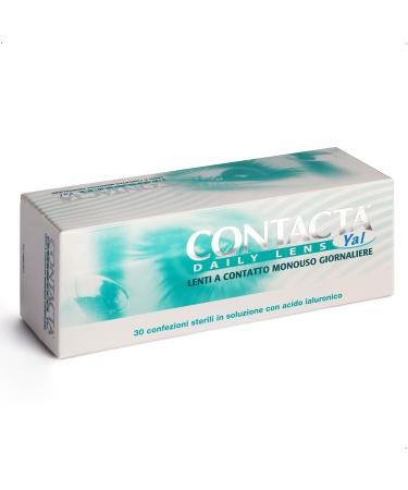 Contacta daily lens yal 30 daily contact lenses for myopia contact lenses with hyaluronic acid to attach safe and easy to attach dioptries -1.25 pack with 30 disposable glass -1.25 Diotria (Confezione da 30)