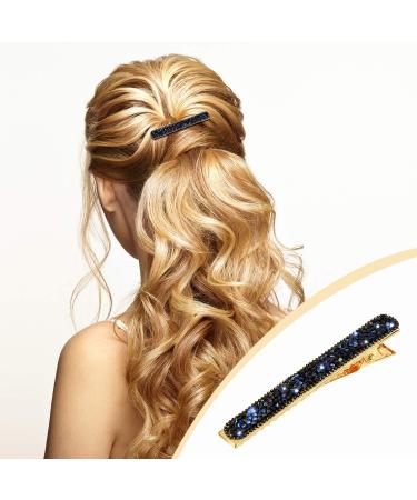 8-Piece Rhinestone Hair Clips - Crystal Alligator Hair Pins for Women and Girls - Buy Online on GoSupps.com