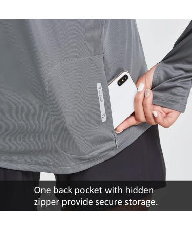 Baleaf Women's UPF 50+ Hiking Long Sleeve Shirt with Face Cover - Dark Gray, Small - Buy Online on GoSupps.com
