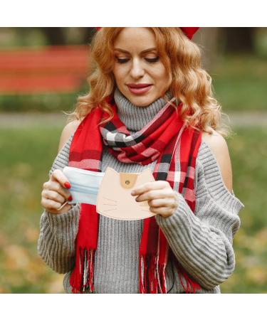 Cabilock Foldable Storage Box Set - 2PC Portable PU Leather Mask Holder Case for Women | Cute Cat Design - Buy Online on GoSupps.com