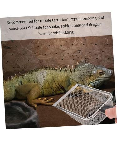 BESPORTBLE 2 Pcs Pet Cleaning Tools Shovel Fine Mesh Scoop Mats Scoops Pump Rat Cage Gear Cork Stainless Steel 27X10X5CMx2pcs Blackx2pcs - Buy Online on GoSupps.com