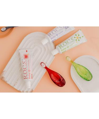 R.O.C.S. Baby Toothbrush for Ages 0-3 | Safe & Effective Oral Care - Buy Online on GoSupps.com