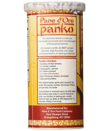 Pane D' Oro Japanese Panko Bread Crumbs 6oz - Premium Quality Crispy Coating for Perfectly Crunchy Dishes - Buy Online on GoSupps.com