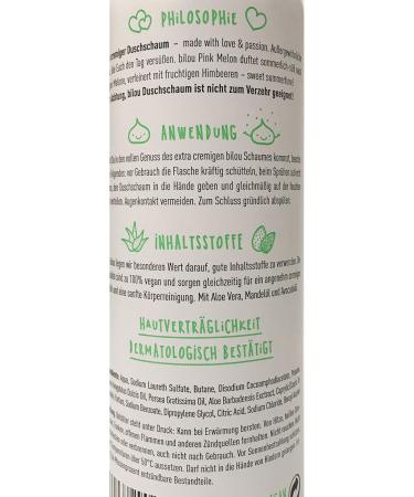 bilou Shower Foam Pink Melon (200 ml bottle) - Buy Online on GoSupps.com