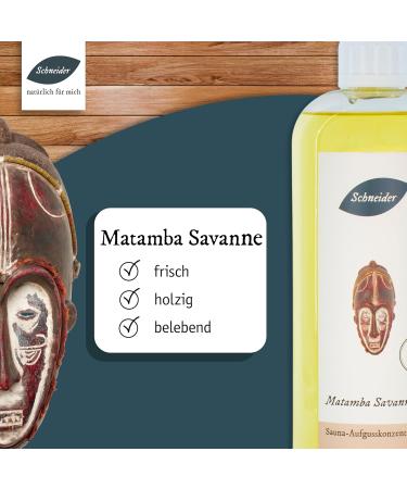 Buy Saunabedarf Schneider Infusion Concentrate Matamba Savanna 1000ml | Premium Sauna Experience Worldwide Shipping - Buy Online on GoSupps.com