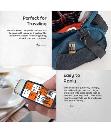 Solid Cologne Sample Set - Mens Sample Cologne Pack - Mens fragrance Sampler Set - Mens Travel Size Cologne Sampler Set (The Triad - 3 Pack - 0.75 oz each) - Buy Online on GoSupps.com