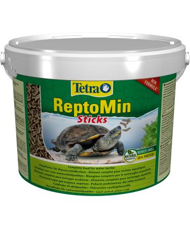 Tetra Reptomine Sticks Turtle Food - balanced main food for adult water turtles 10 l buckets of sticks 10 l (1 Pack)