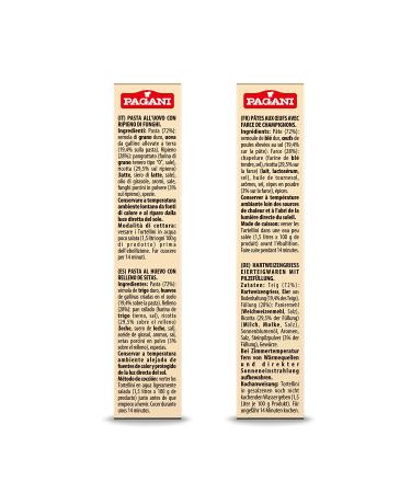 Tortellini Cheese and Mushroom 8.5 oz - Pack of 2 | Delicious Italian Pasta - Buy Online on GoSupps.com