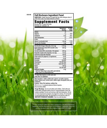 Irwin Naturals Inflamma-Less - 80 Liquid Soft-Gels for Joint & Inflammatory Support - Buy Online on GoSupps.com