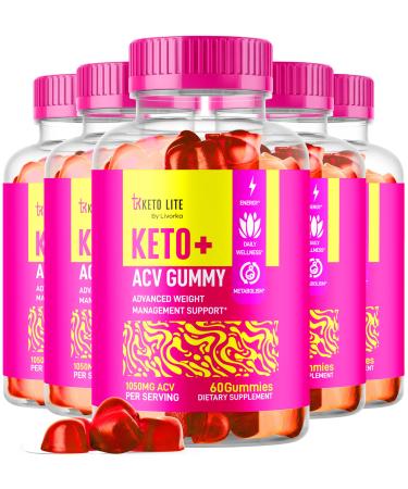 LIVORKA (5 Pack) Keto Lite Gummies 300 Gummies for 5 Months