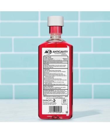 ACT Whitening + Anticavity 16.9 fl. oz. & Anticavity 18 fl. oz. Zero Alcohol Fluoride Mouthwashes Mouthwash + 18 fl. oz. Zero Alcohol - Buy Online on GoSupps.com