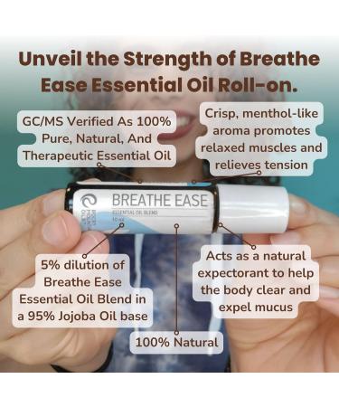 Breathe Ease 10ml Roll-On | Natural Relief for Congestion & Allergies | International Shipping Available - Buy Online on GoSupps.com