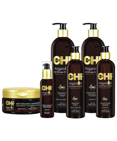 Organic Chi Argan Oil Shampoo 11.5 Fl Oz - Brown | Pack of 1 - Buy Online on GoSupps.com