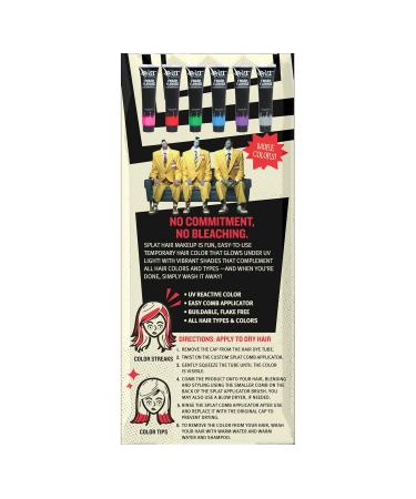 Beetlejuice Splat 1-Wash Temporary Hair Dye - Red Pop | Shop Internationally at Your Store Name - Buy Online on GoSupps.com