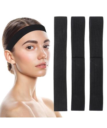 Sibba 3 Pack Wigs & Adjustable Hair Holders - Black Nylon Edges Melting Edge Scarf Secure Hairstyle Solution for All Hair Types - Buy Online on GoSupps.com