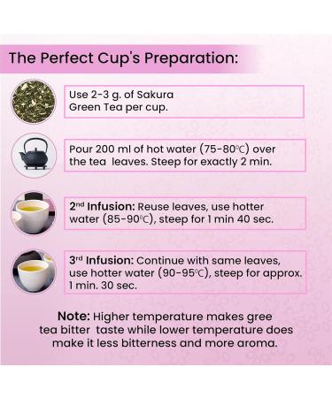 Sakura Green Tea by CHILL TEA Tokyo (100g Loose Leaf) - Cherry blossom tea Japanese Tea Loose Leaf Tea Flavoured Tea- Fruity Floral Flavour Taste of Japan 100 g - Buy Online on GoSupps.com