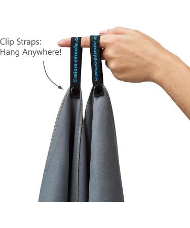 Micro Miracle XL 2in1 Quick Dry Camping Towel - Extra Large, Soft, Lightweight Microfiber Towel for Gym, Swim, Travel, Backpacking, Beach, and More - 13 Colors Available - Buy Online on GoSupps.com
