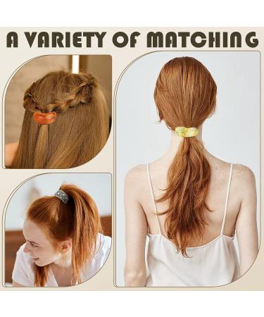 16-Piece Ponytail Hair Cuff Set for Women & Girls - Decorative French Hair Holders and Accessories - Buy Online on GoSupps.com