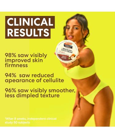 Palmer's Coconut Oil Formula Brazilian Coco Cream - Whipped Bum Bust & Body Cream with Vitamin E | Skin Tightening & Firming - 8.8 Fl Oz - Buy Online on GoSupps.com