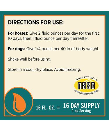 Farnam Next Level Joint Fluid Supplement 16oz - Supports Hip & Joint Health for Horses & Dogs - Buy Online on GoSupps.com