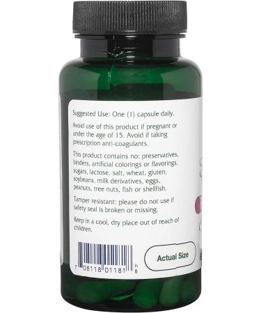 Vitanica Red Clover Blossom & Leaf Extract - Menopause Relief Support for Women - 8% Isoflavones - Non-GMO Vegan - 60 Capsules - Buy Online on GoSupps.com