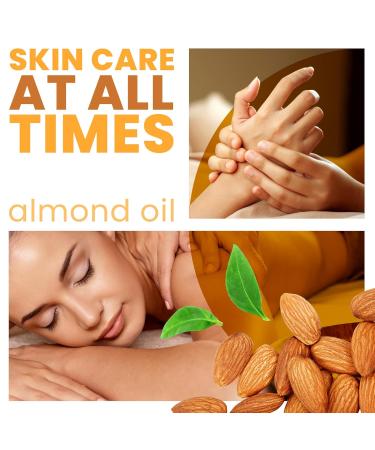100% Natural Cold-Pressed Almond Oil for Pregnancy & Infant Care - Anti-Stretch Marks Hair Mask Moisturizing - 1000ml Essential Oil - Buy Online on GoSupps.com