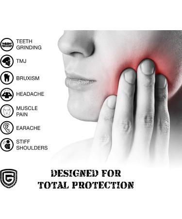 GRINDSHIELD Custom Fit Grinding Mouth Guard - 4 Pack with Case for Teeth Grinding & Bruxism - Dental Night Guard for Clenching - Trimmable Design - Buy Online on GoSupps.com