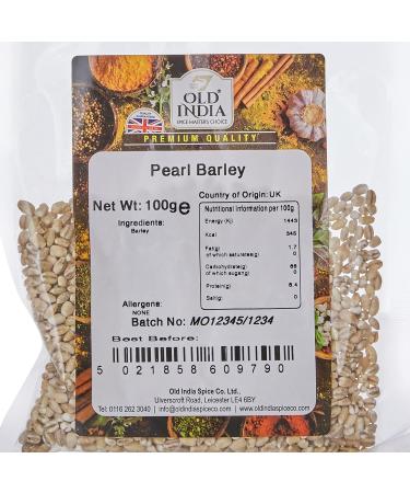 Old India Pearl Barley 100g - Premium Quality Barley for Cooking and Baking - Buy Online on GoSupps.com