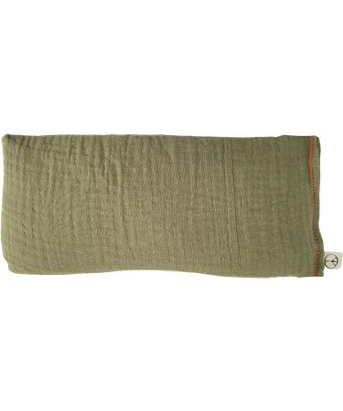 Organic Flax Seed Eye Pillow - Unscented, 4 x 8.5 - Soft Cotton - Soothing & Relaxing - Multi-color Options - Buy Online on GoSupps.com