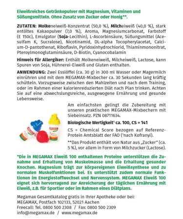 Megamax Protein Chocolate 5 kg - High-Quality Whey & Milk Protein for Muscle Building Low Carb Aspartame-Free Ideal for Baking & Shakes - Buy Online on GoSupps.com