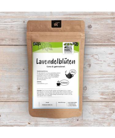  TASTE Guter Geschmack 100g Lavender Flowers - Whole Dried Lavender - Intense Lavender - Whole Flowers - 100% Natural - Buy Online on GoSupps.com