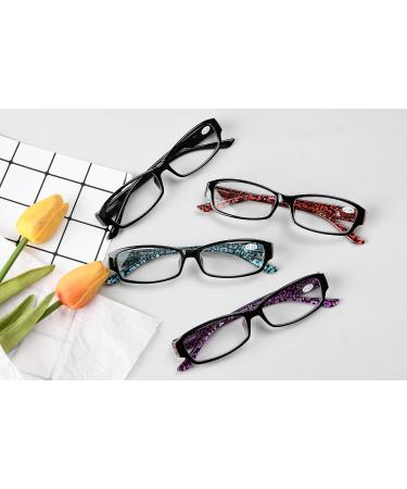 Eyekepper Reading Glasses - Stylish +1.75 Eyeglasses for Women | 4 Stylish Pairs for Optimal Comfort | International Shipping Available - Buy Online on GoSupps.com