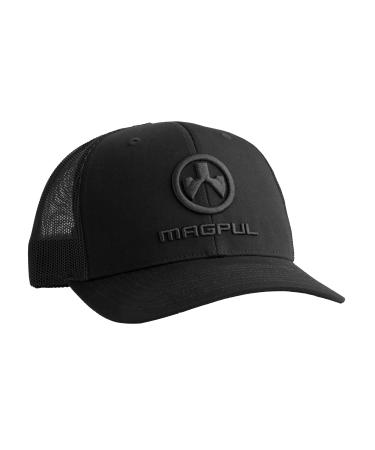 Magpul Trucker Hat Snap Back Baseball Cap, One Size Fits Most Covert Black One Size