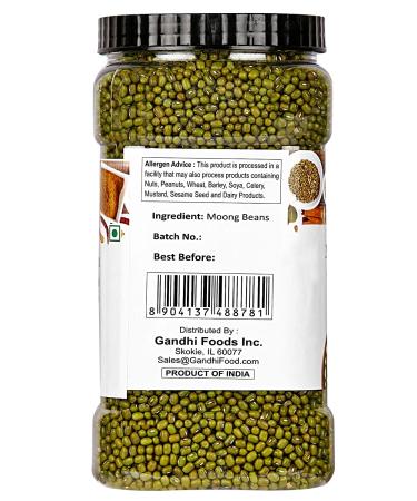 Taj Premium Indian Moong Dal Whole Mung Beans - 4 lbs Jar - Buy Online on GoSupps.com