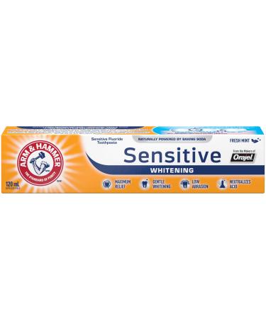 ARM & HAMMER Sensitive Whitening Toothpaste 120-ml