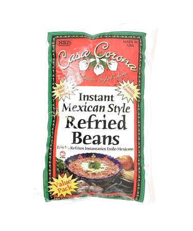 Casa Corona Instant Mexican Style (Refried Beans 3lb Bag)