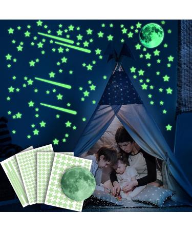 Ezigoo Glow in The Dark Stars Stickers - 476Pcs Luminous Decals for Kids Bedroom - Adhesive DIY Wall Stickers for Nursery Room - Ceiling Glow in The Dark Stickers for Baby Toddler Children - Buy Online on GoSupps.com
