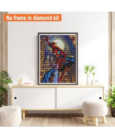 Spider Cartoon 5D Diamond Painting Kit - Full Drill Round Rhinestone Craft 12x16 - Buy Online on GoSupps.com
