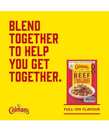 Colman's Beef Stroganoff Recipe Mix 39g - Buy Online on GoSupps.com
