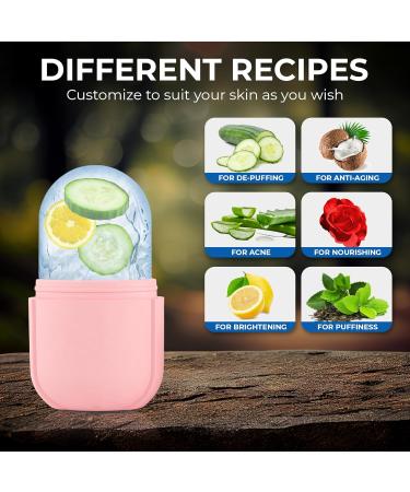 Buy Ice Face Roller Massager - Reusable Silicone Mold for Natural Skin Care De-Puffing Eye Bags & Reducing Migraine Pain | International Shipping Available - Buy Online on GoSupps.com